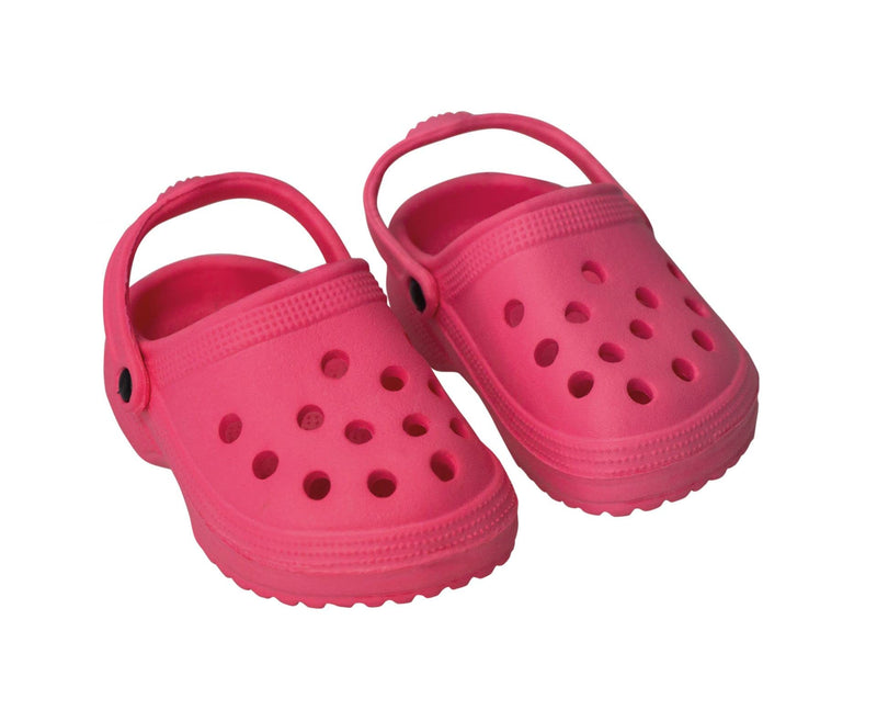 Heless 2009 - Schoenen voor poppen, iconische klompen in roze, maat 38-45 cm