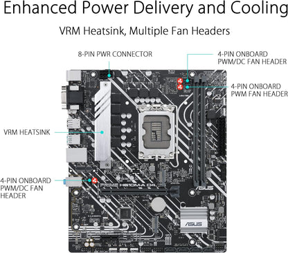 ASUS PRIME H610M-A WIFI LGA1700 microATX