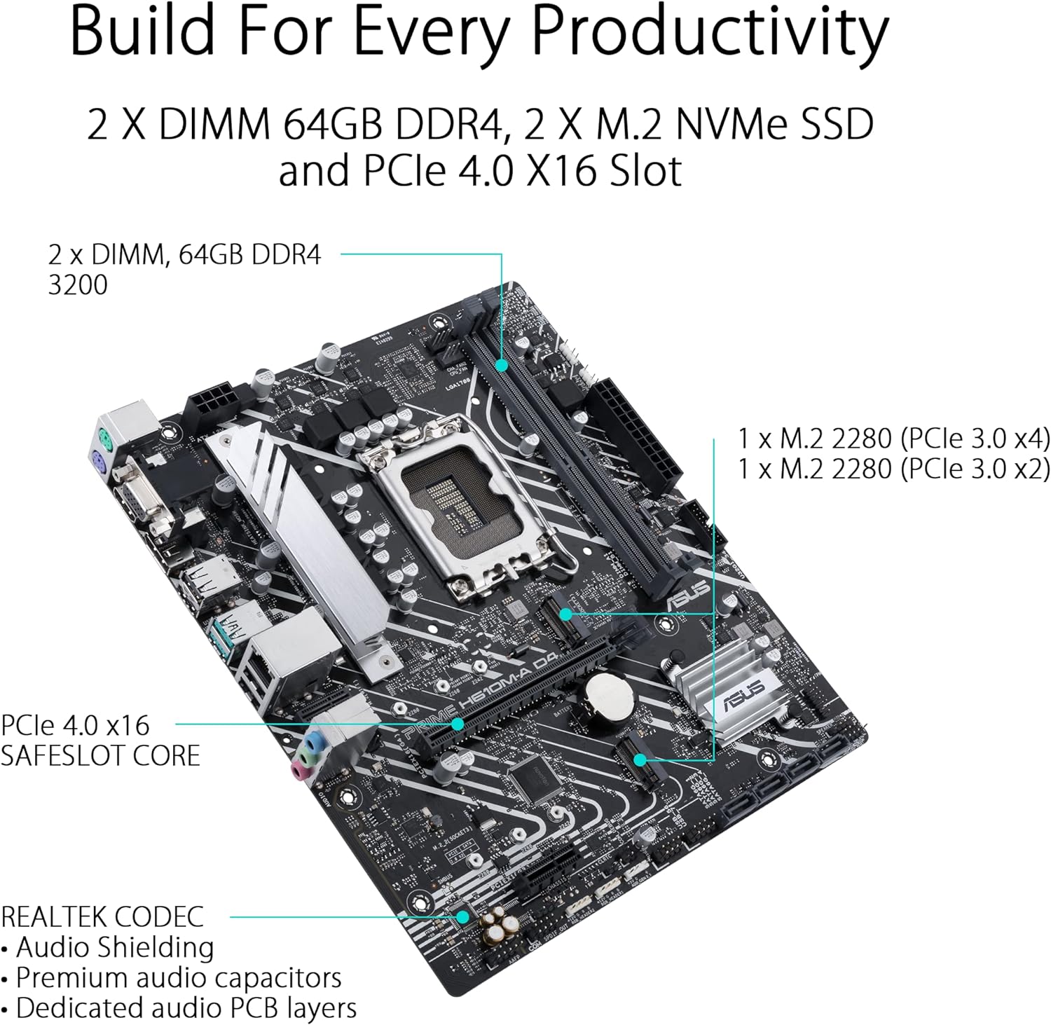 ASUS PRIME H610M-A WIFI LGA1700 microATX