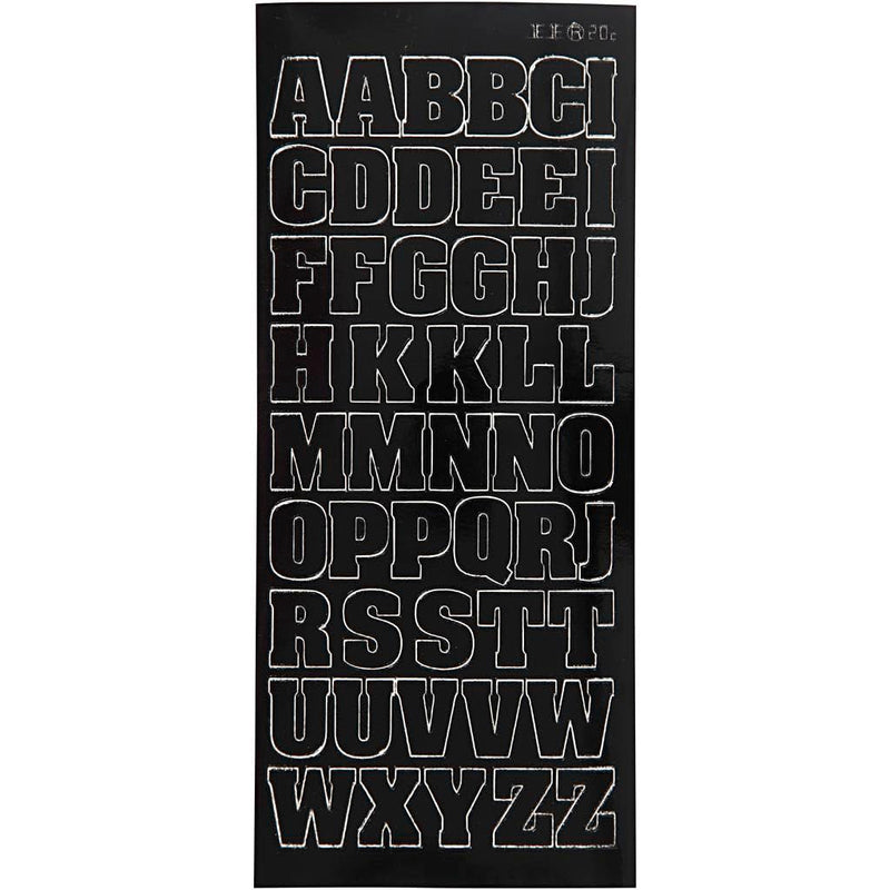 Creativ Stickers, Black, One Size