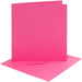 Karten und Umschläge zum Basteln von Karten, 15,2 x 15,2 cm, Pink, 4 Stück