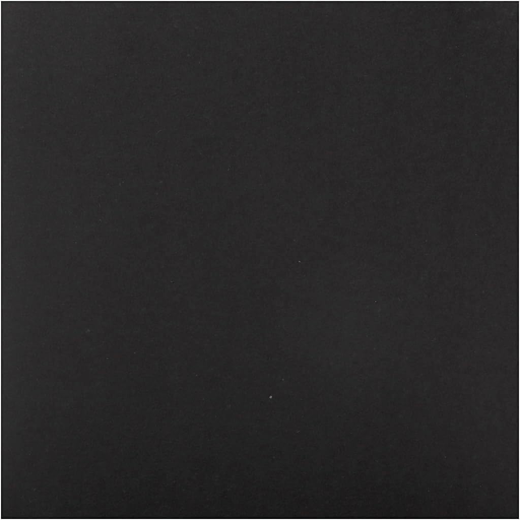 Karten und Umschläge, 15,2 x 15,2 cm, Schwarz, 4 Stück
