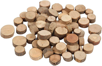 Mini houten schijven 10 tot 15 mm 25g