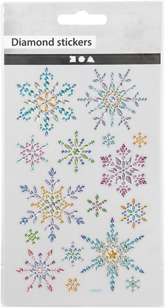 Creativ Company Diamond Stickers, Christmas, 15x16,5 cm, 1sheet