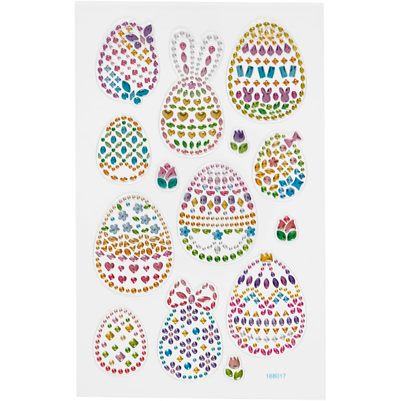 Creativ Company - Diamant Stickers Paaseieren 1 Vel