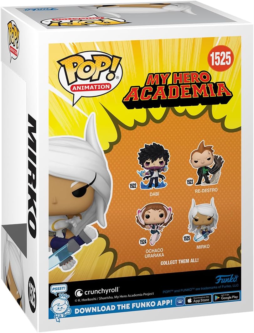 Funko Pop! Animation: My Hero Academia (MHA) - Rumi Usagiyama - (MHA) 2 - Mirko - Collectable Vinyl Figure - Gift Idea - Official Merchandise - Toys for Kids & Adults - Anime Fans