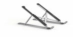 Durable Laptop Stand for Laptops And Tablets | Foldable And Height Adjustable | Includes Travel Bag | Silver
