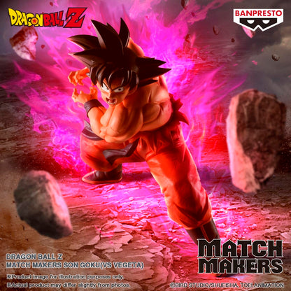 Banpresto Goku (Vs Vegeta) Dragon Ball Z - Match Makers 12 cm BP88804P Mehrfarbig