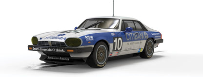 Scalextric Cars - C4400 Jaguar XJS - 1986 Bathurst 1000 - Goss & Muir - Toy Slot Car for use Race Tracks or Set - Small Kids Gift Ideas for Boy/Girl Ages 5 Accessories, White