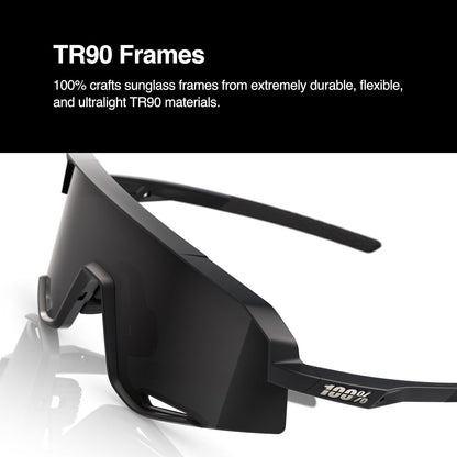 100% Slendale Glasses - Matte Black / Smoke Lens