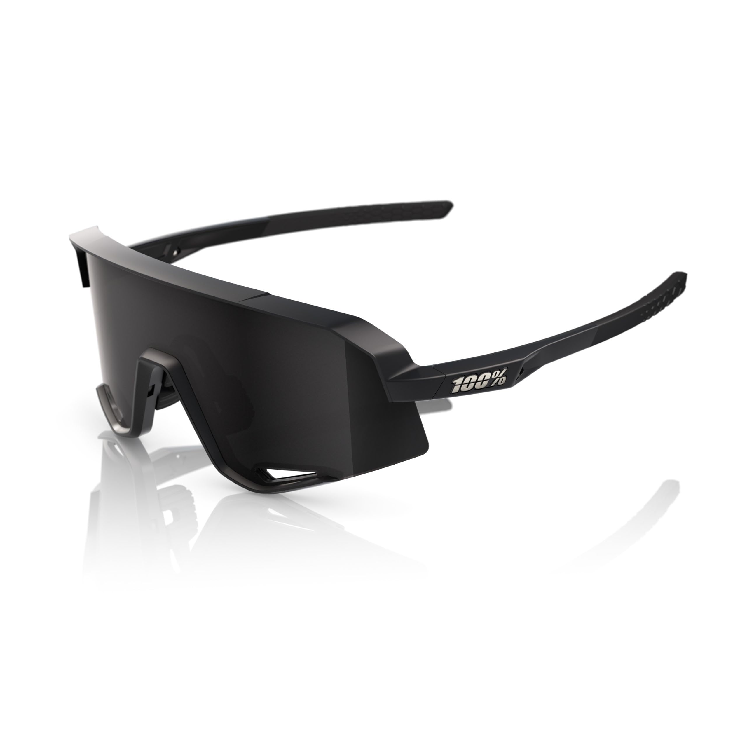100% Slendale Glasses - Matte Black / Smoke Lens