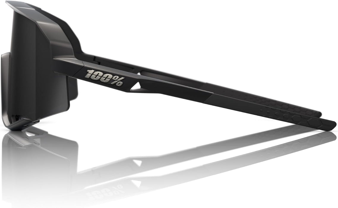 100% Slendale Glasses - Matte Black / Smoke Lens