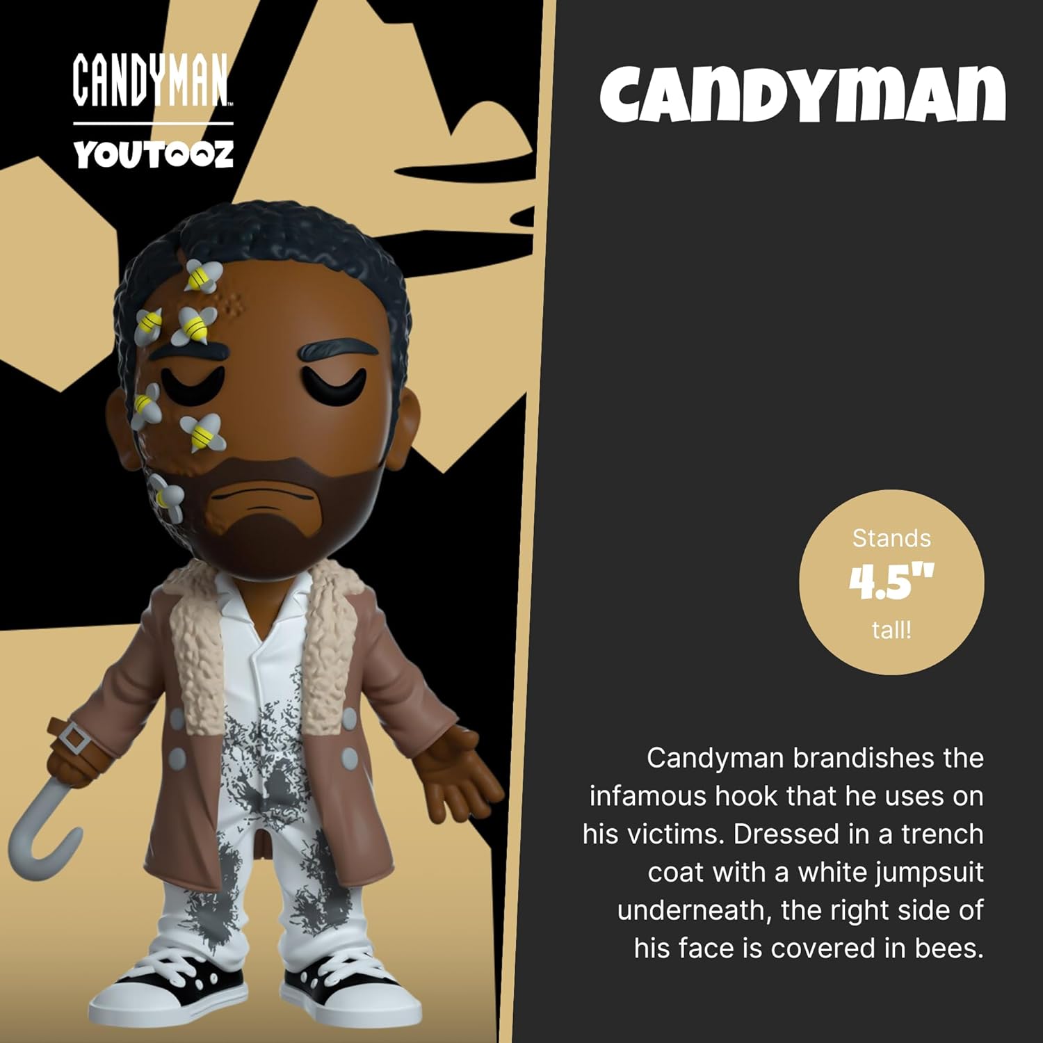 Youtooz Candyman 4.5" inch Vinyl Figure, Based on 2021 Remake Film - by Youtooz Candyman Collection