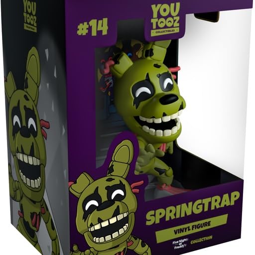 Youtooz FNAF Springtrap 4.7”, Springtrap Vinyl Figure, Collectible Springtrap from Five Nights at Freddys by Youtooz FNAF Collection