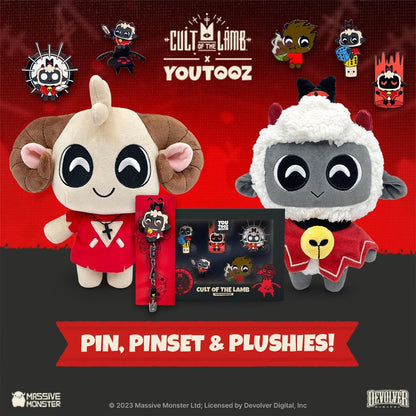 Youtooz Lamb Plushie 9" Inch, Lamb Soft Plush Collectible by Youtooz Plush Cult of The Lamb Collection