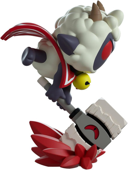 Youtooz Attacking Lamb 4.5" Vinyl Figure, Official Licensed Collectible from Cult of The Lamb Videogame, by Youtooz Cult of The Lamb Collection