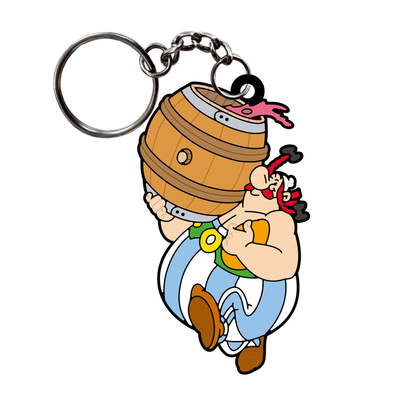 Plastoy Asterix Keyring with Les Bretons