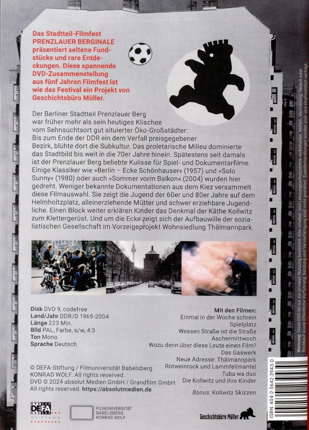 Prenzlauer Berginale - Original Kiezfilme 1965-2004 (Neuauflage
