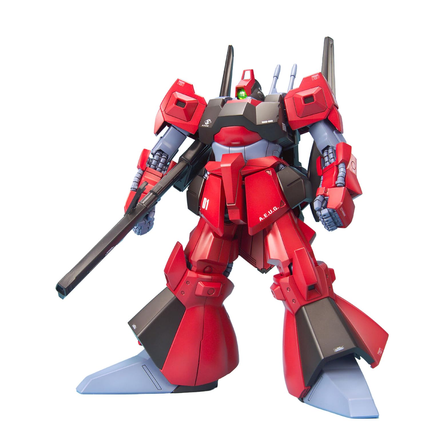 BANDAI Hobby | Master Grade 1/100 Rick Dias Quattro Color (Red) Model Kit | MG Series | Snap‑Fit Assembly, No Glue Required | Official Spirits Gunpla