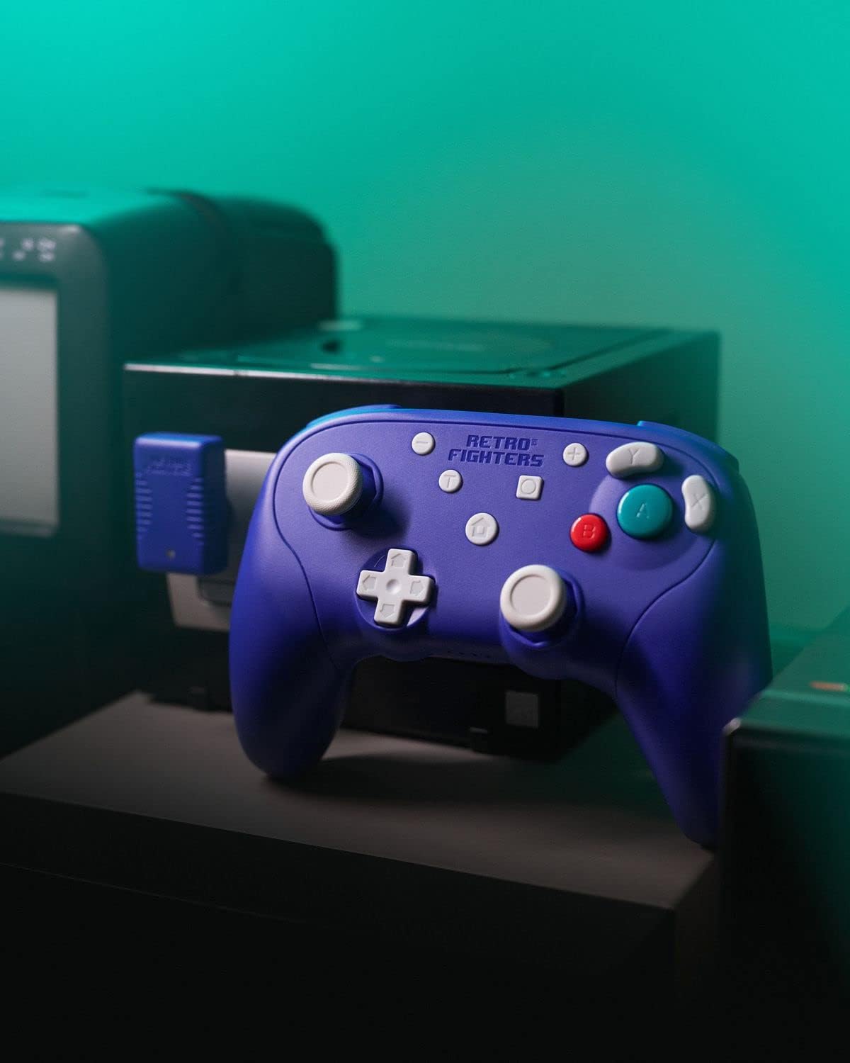 Retro Fighters BattlerGC Wireless 2.4G Controller Orange - Gamecube, Game Boy Player, Switch & PC Compatible