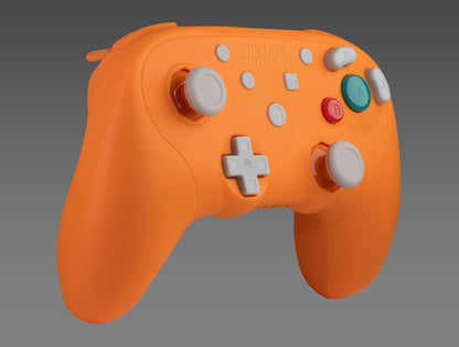 Retro Fighters BattlerGC Wireless 2.4G Controller Orange - Gamecube, Game Boy Player, Switch & PC Compatible