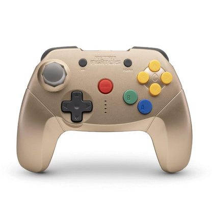 Retro Fighters Brawler64 Nintendo Switch Wireless Bluetooth NSO Edition Gold