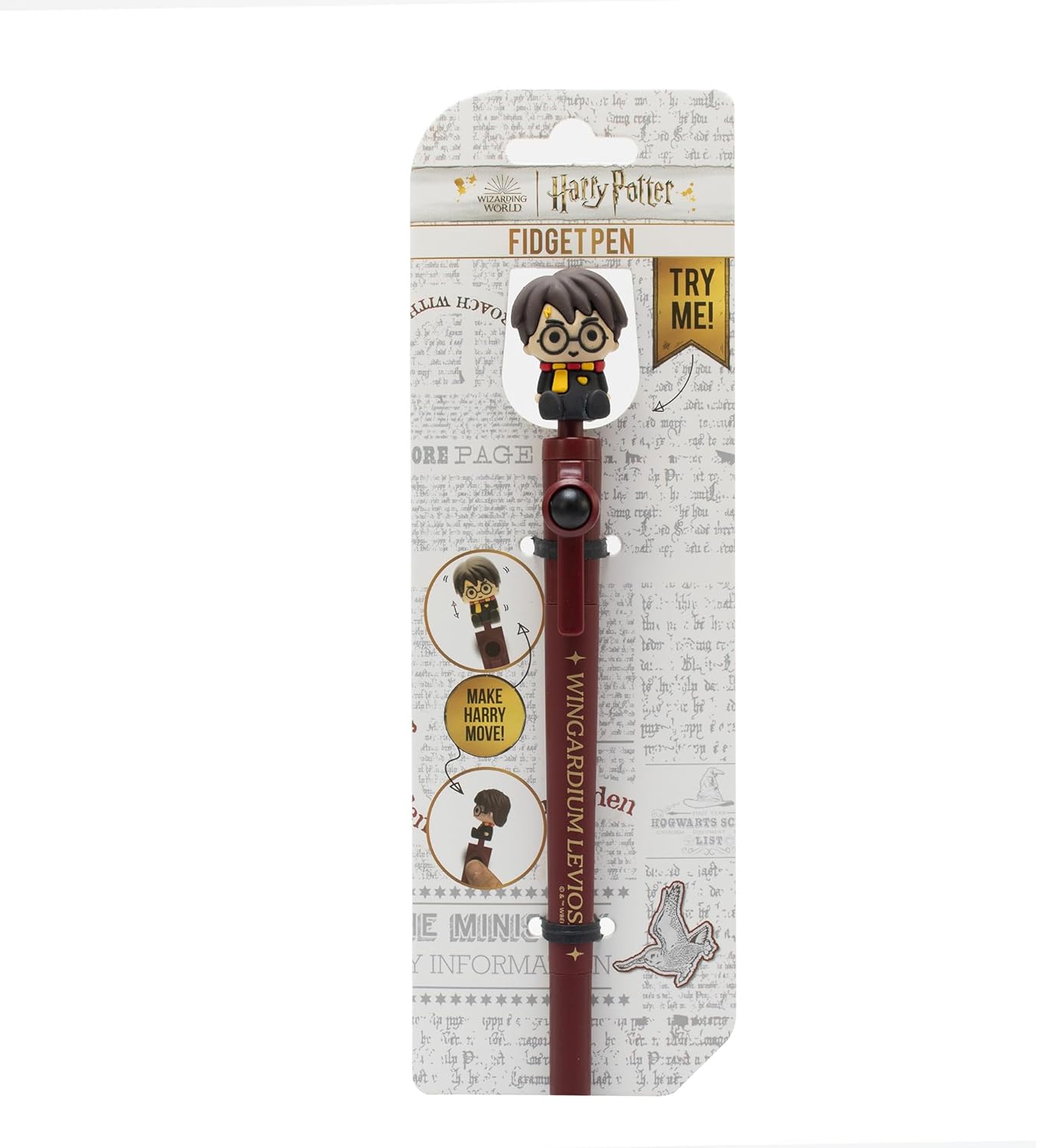 Harry Potter Ballpoint Pen, Fidget Pen with Built-in Writing Function, Fan Item