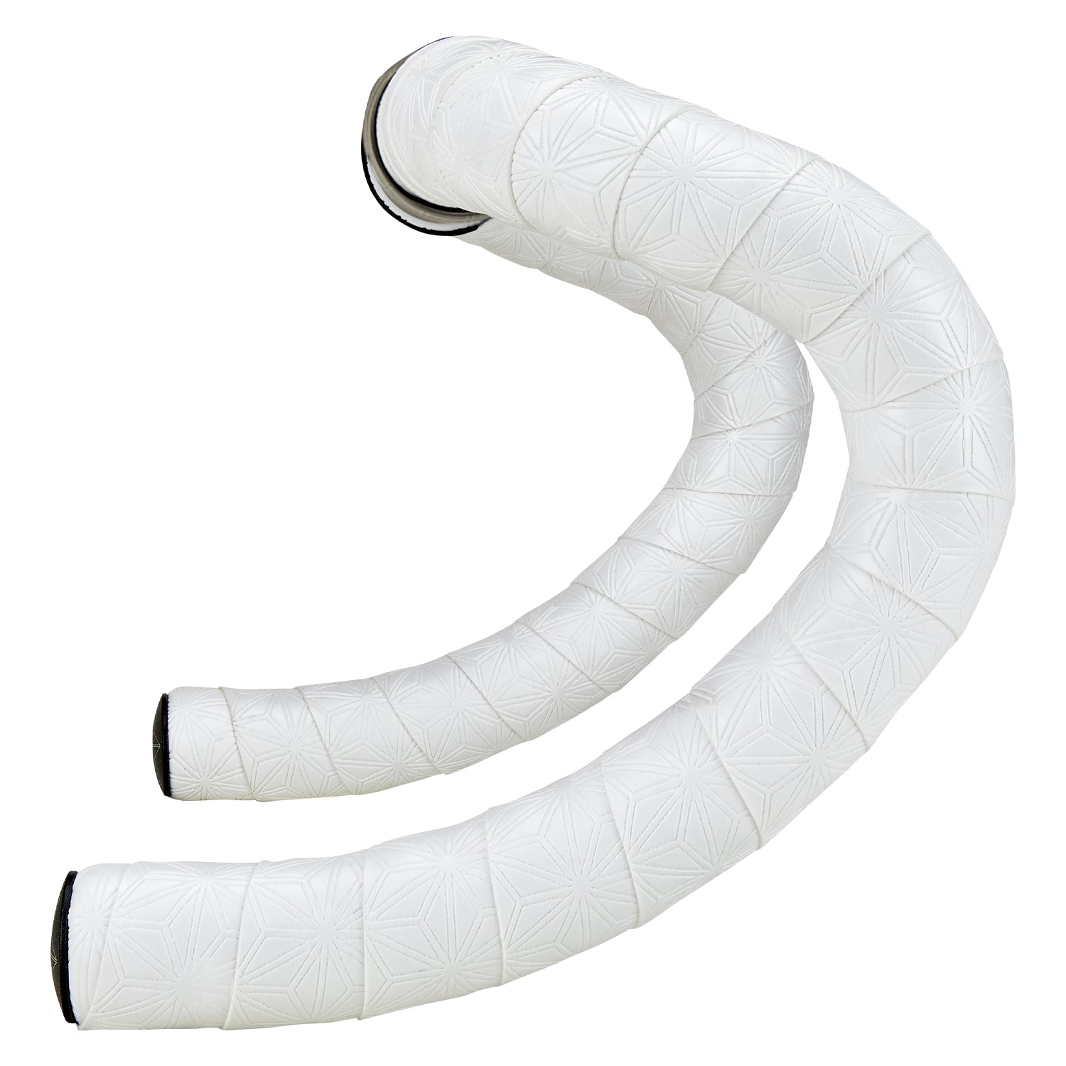 Supacaz Sticky Kush Classic Bar Tape White + Ano Black Plugs