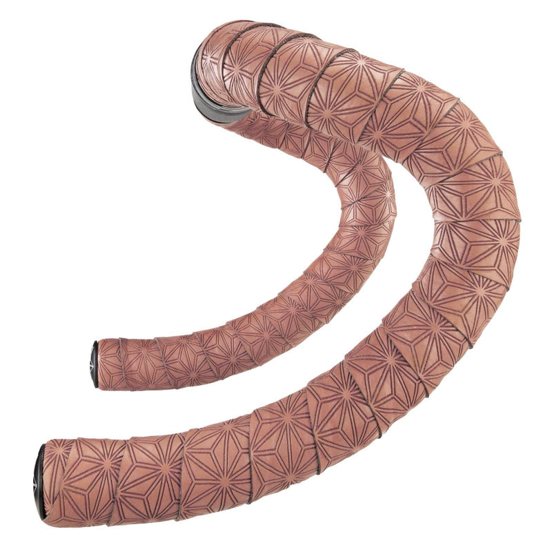 Supacaz Sticky Kush Classic Bar Tape Coffee + Ano Black Plugs