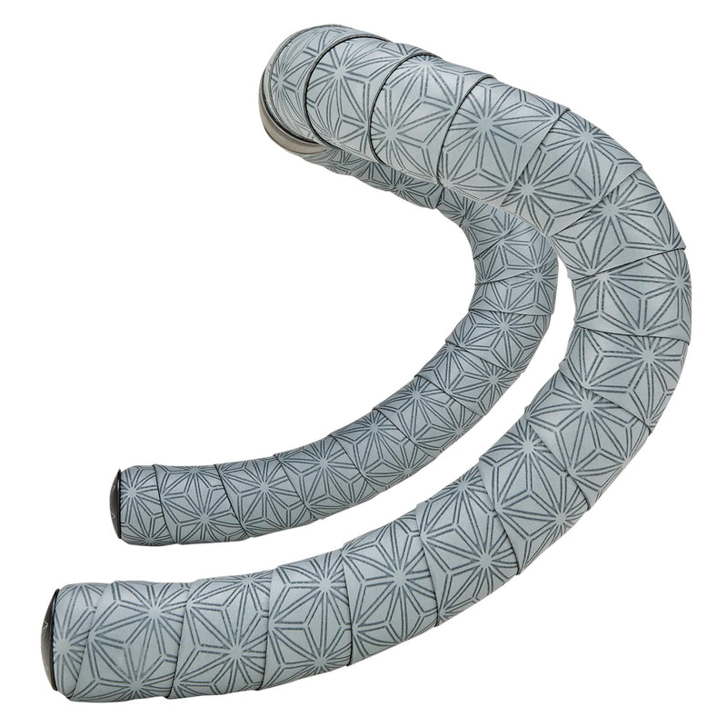 Supacaz Super Sticky Kush Gravel Bar Tape 2023 Gun Metal + Ano Black Plugs