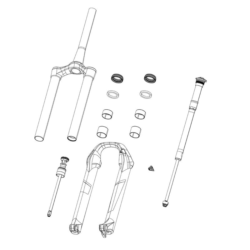 Rockshox Spare Front Suspension Service Upper Tube/Frame Bumper Stop, Qty 2 Domain Dual Crown/Boxxer 35mm
