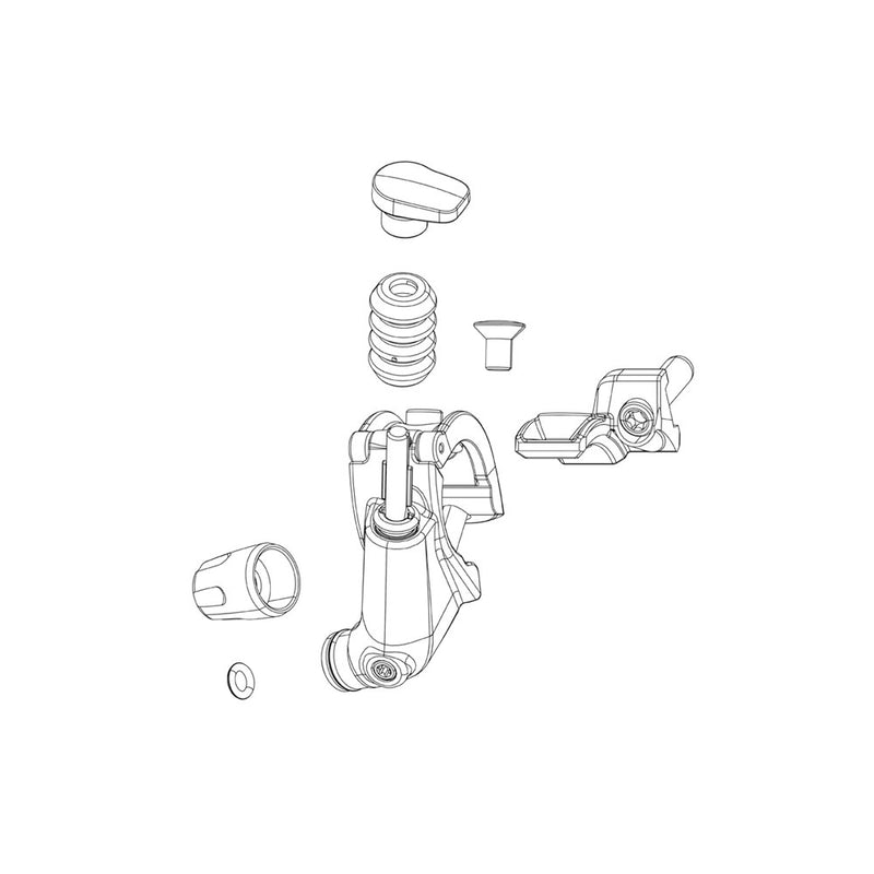 Rockshox Spare Remote Spare Part Discrete Puck Hydraulic Remote (Spacer) For Xloc Remotes Qty2