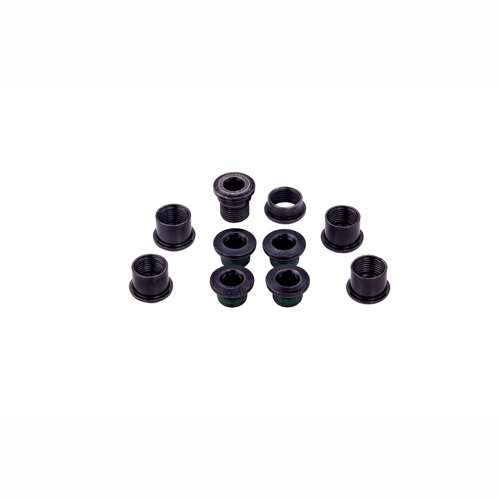 SRAM Spare Crank Chainring Bolt Kit Red Quarq Hidden Bolt 5-Arm Steel Black