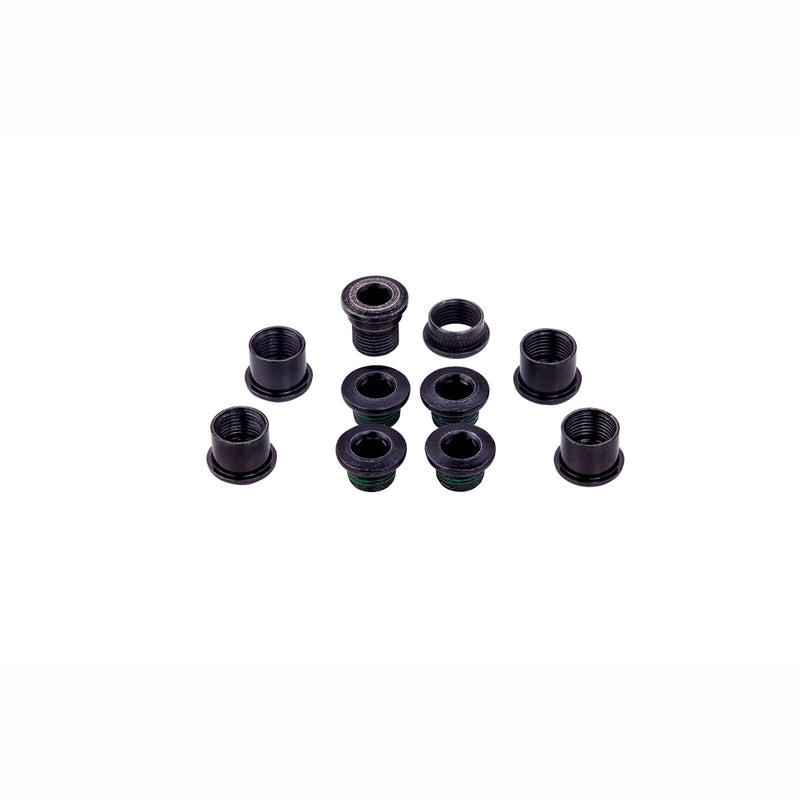 SRAM Spare Crank Chainring Bolt Kit Red Quarq Hidden Bolt 5-Arm Steel Black