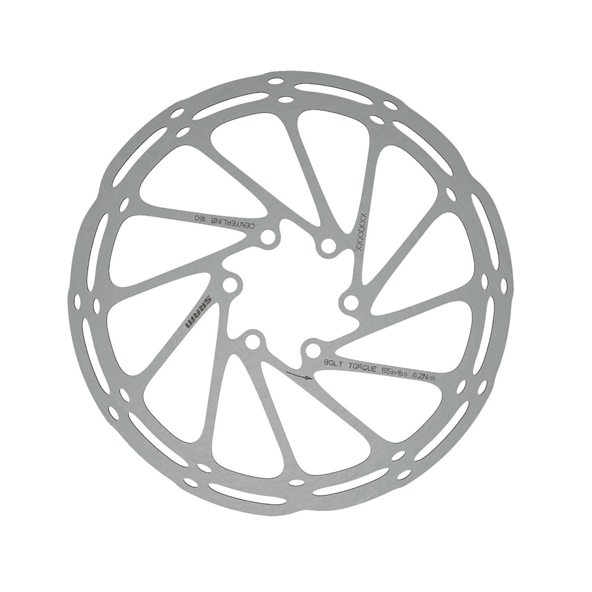 SRAM Rotor Centerline 203Mm (Includes Steel Rotor Bolts) 6 Bolt  203Mm