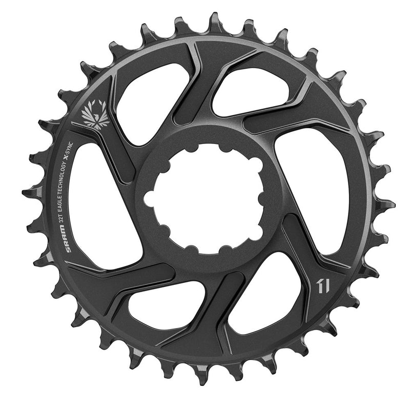 SRAM Chain Ring X-Sync 2 32T Direct Mount 3mm Offset Boost Alum Eagle Black 12Speed 32T