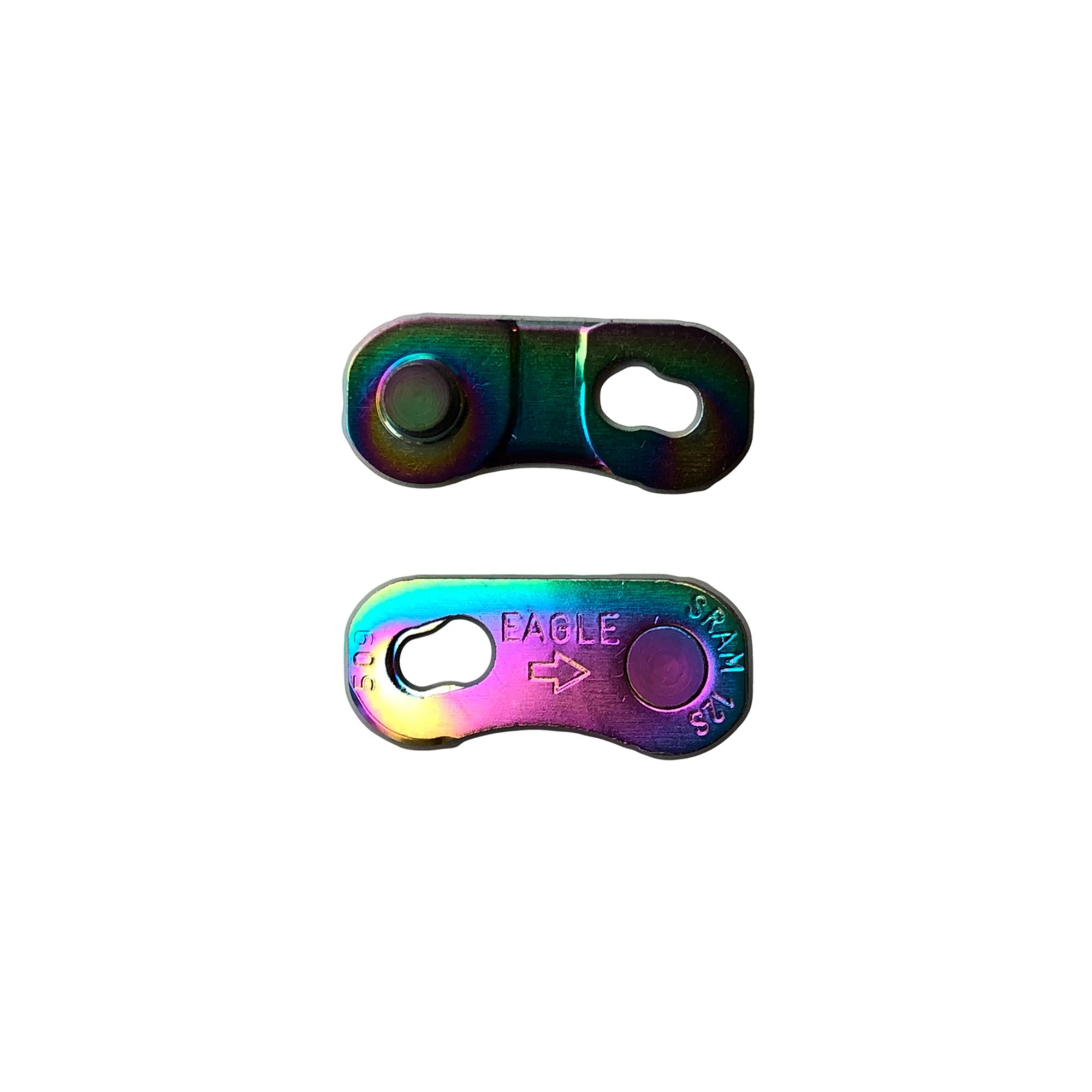 SRAM Eagle Powerlock Chain Connector 12-Speed (4 Pcs) Rainbow Rainbow 12 Speed