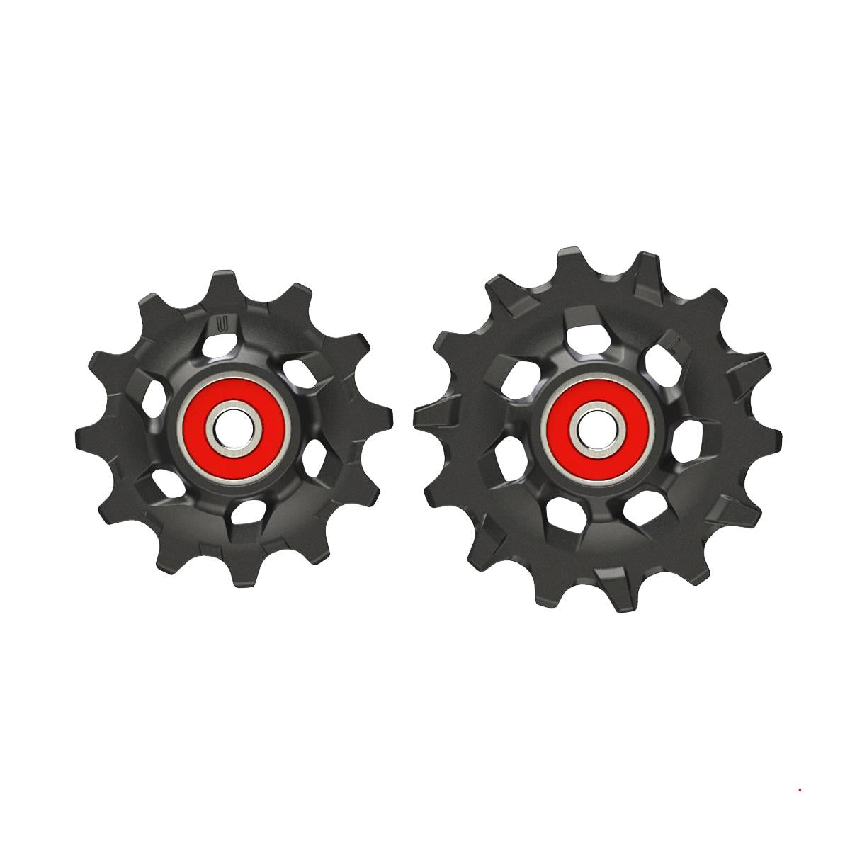 SRAM Rear Derailleur Pulley Kit Xx1/X01 Eagle (Includes 12T Upper And 14T Lower Pulley) Black 12 Speed