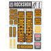 Rockshox Spare Front Suspension Decal Kit 30/32mm Ne02 Orange My18 Sid/Reba/Revelation(Pre 2018)/Sektor/Recon/Xc32/30G/30S/Xc30 Black 30/32mm