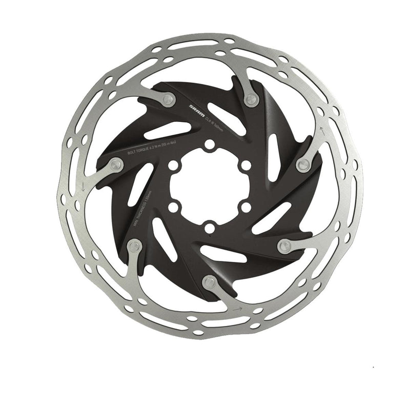 SRAM Rotor Centerline X Road 2 Piece (Includes Stainless Steel Rotor Bolts) Rounded  160Mm