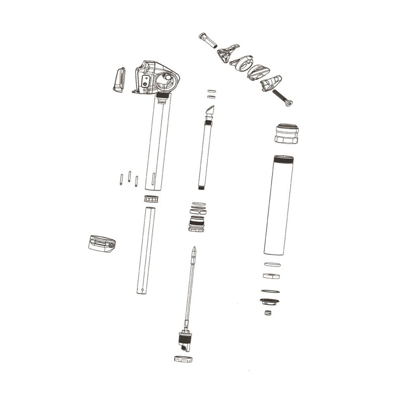 Rockshox Spare Reverb Lever Kit Controller Including Spring And Pin Reverb Axs