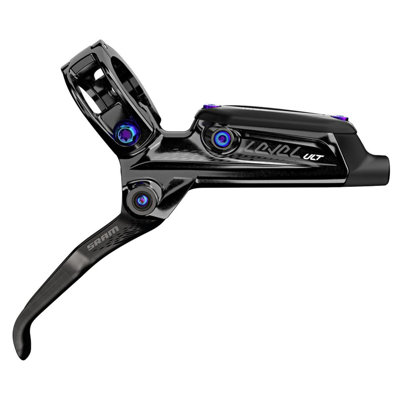 SRAM Level Ultimate, Carbon Lever, Rainbow Hardware, Black With Rainbow Hardware (Includes Mmx Clamp, Rotor/Bracket Sold Separately)B1 Black 2000Mm