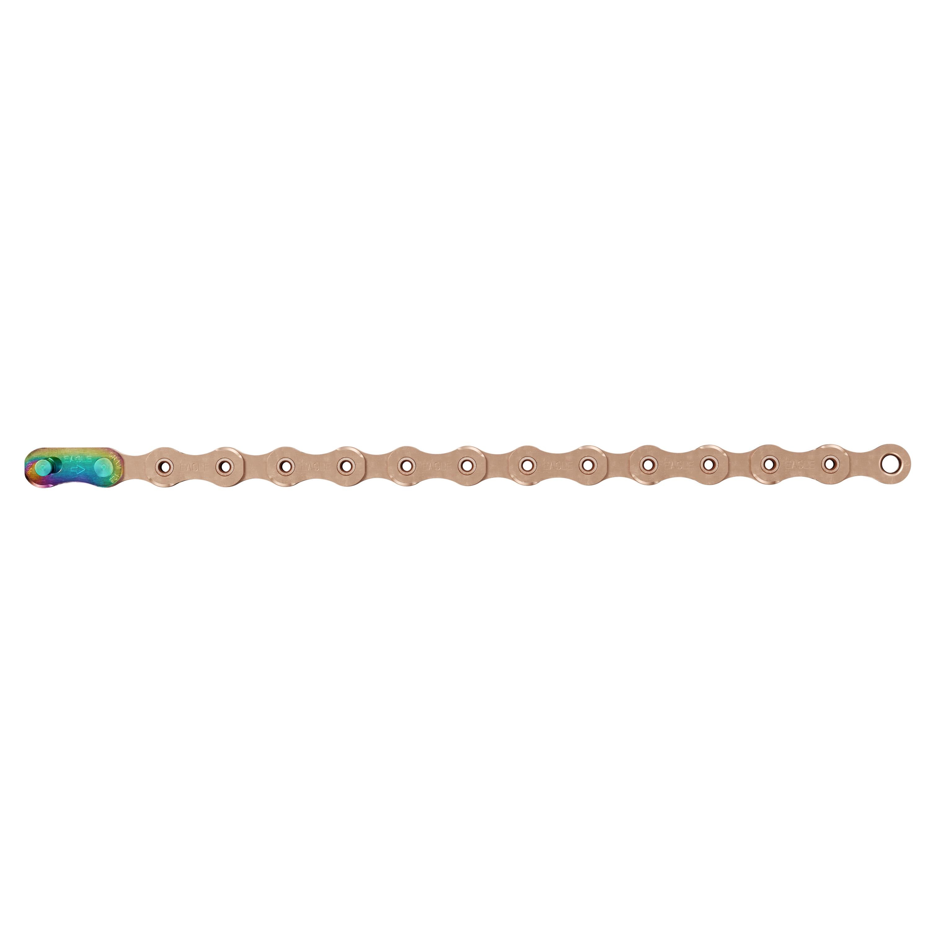 SRAM Chain Pc Xx1 Eagle Hollowpin 126 Links Powerlock Flowlink 12 Speed Copper 12 Speed
