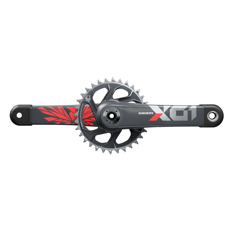 SRAM Crankset X01 Eagle Boost 148 Dub 12S W Direct Mount 32T X-Sync 2 Chainring (Dub Cups/Bearings Not Included) C3 Lunar Oxy 175mm