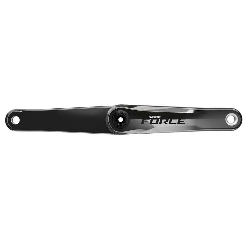 SRAM Crank Arm Assembly Force D1 Dub – Gloss Finish (Bb/Spider/Chainrings Not Included) Gloss Black 175mm