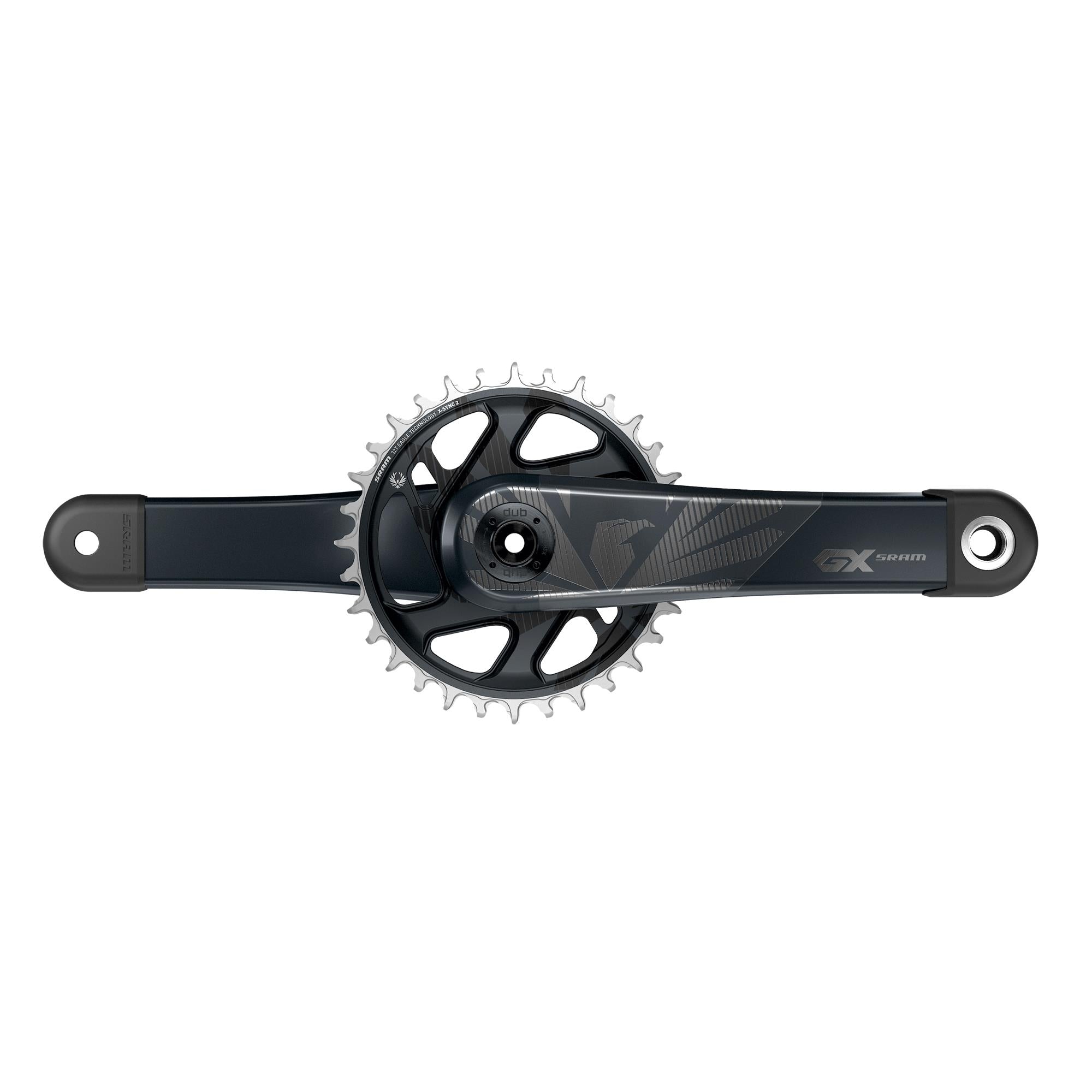 SRAM Crank GX Carbon Eagle Boost 148 Dub 12S W Direct Mount 32T X-Sync 2 Chainring (Dub Cups/Bearings Not Included) Lunar Grey 170mm