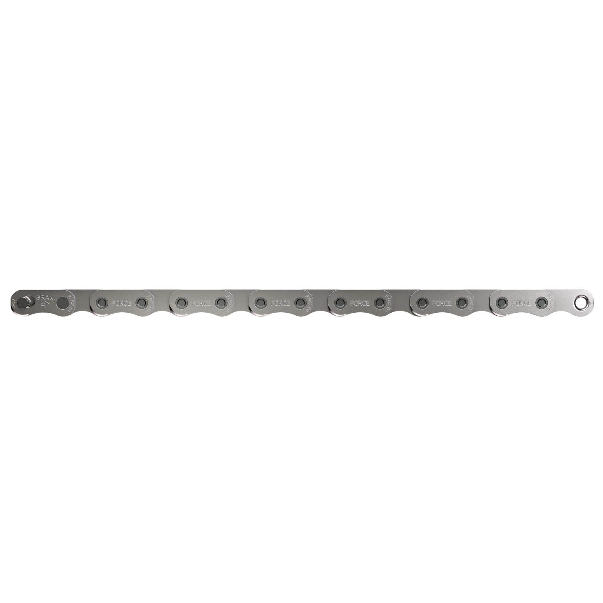 SRAM Force D1 12 Speed Chain Flattop With Powerlock Silver 120 Links