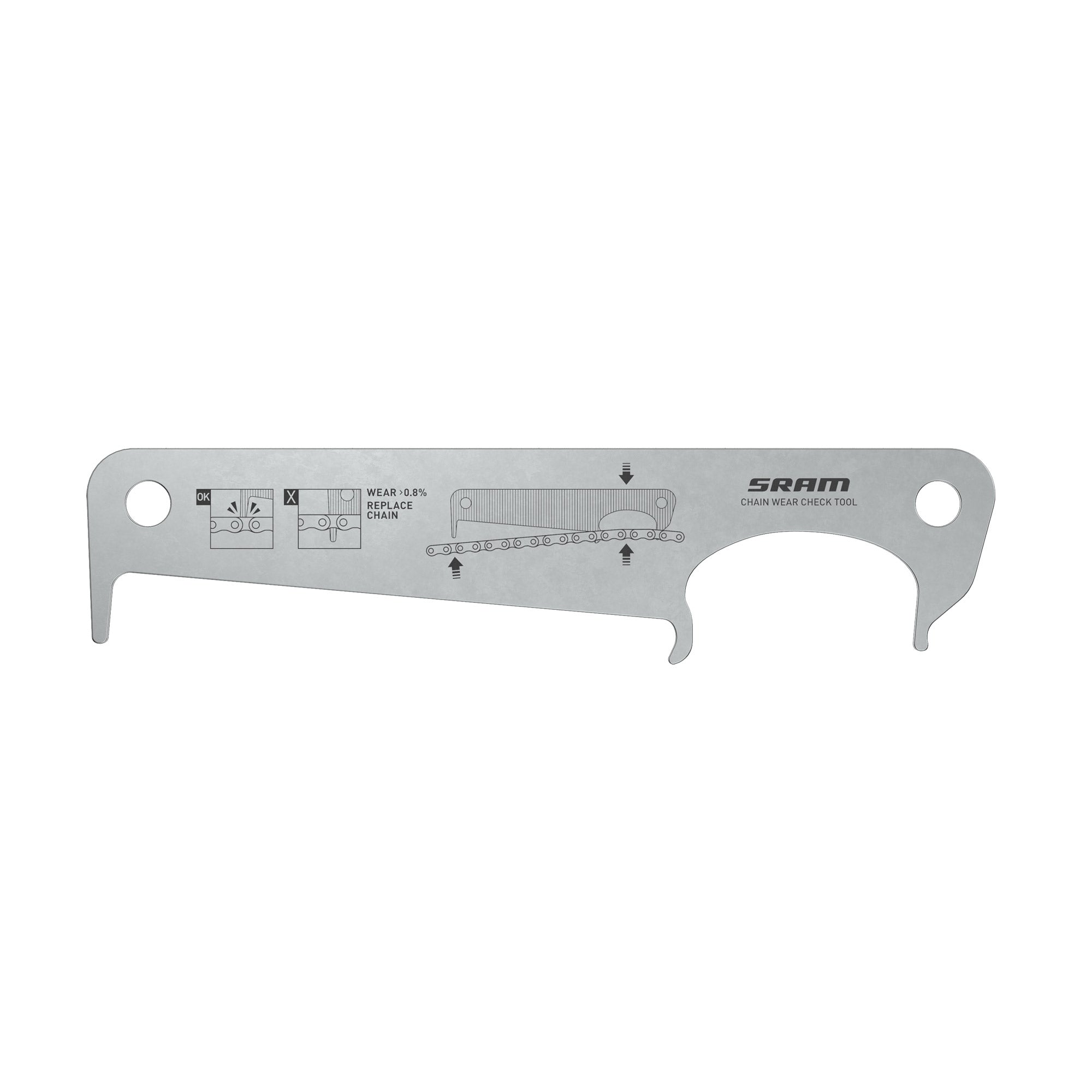 SRAM Chain Wear Check Tool (For 0.8% Wear Chains)