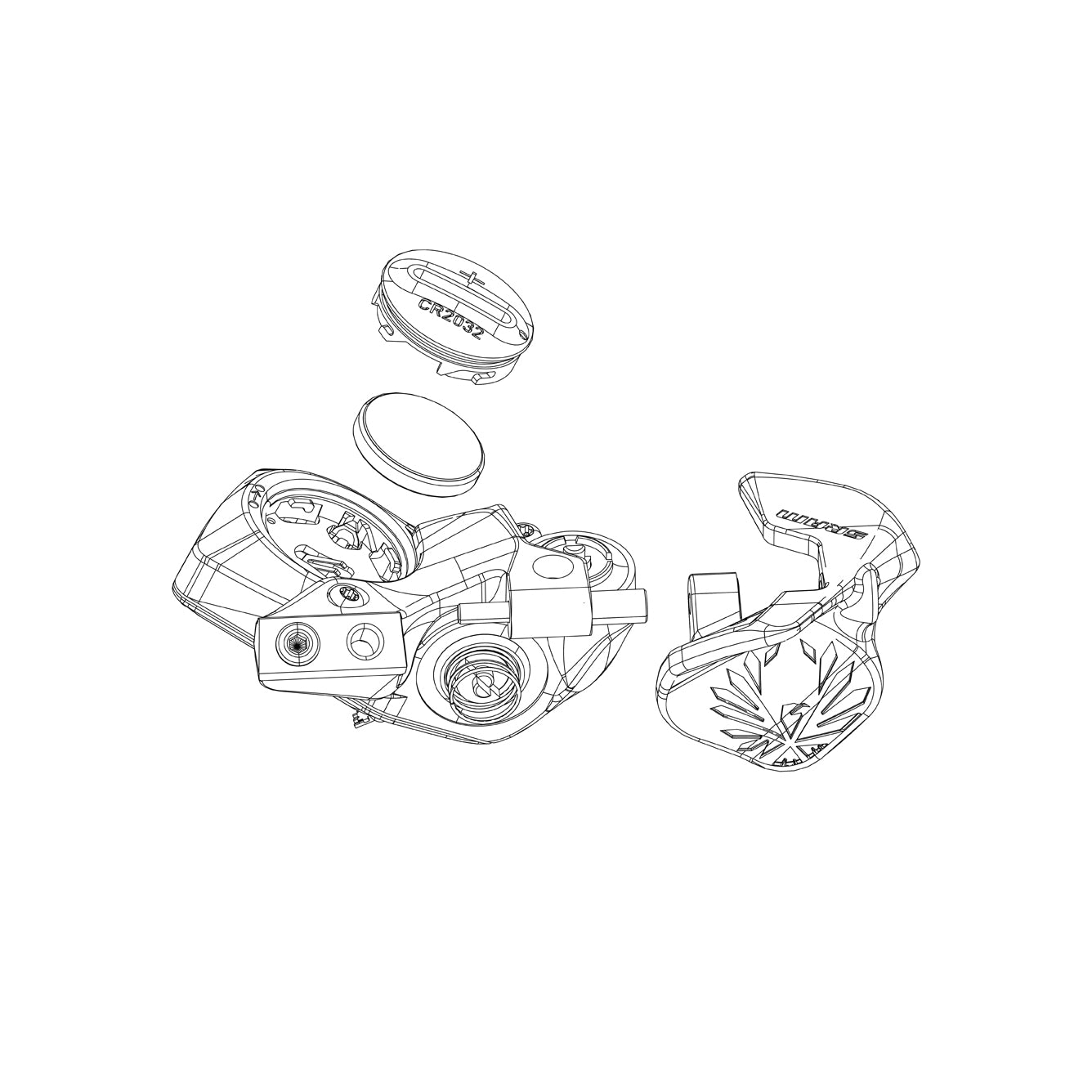 SRAM Electronic Controller Pod Axs Ultimate mmx Clamp (Including Clamp And Torx T25 Screw) 2023