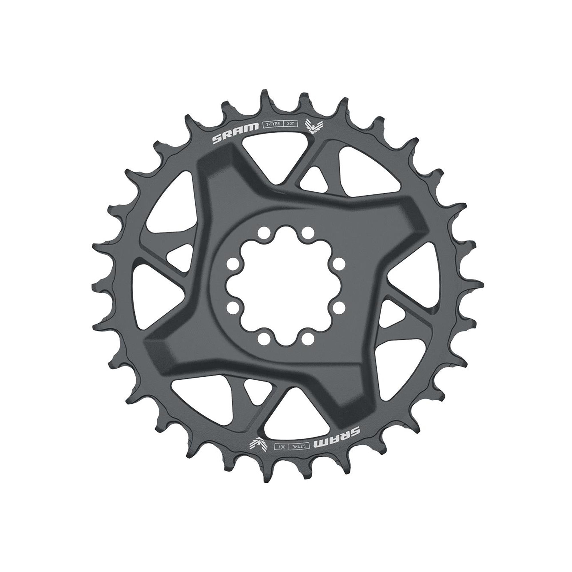 SRAM Chain Ring T-Type Direct Mount 3mm Offset Eagle (Including 8 Bolts) Dark Polar GX D1 Dark Polar Grey 32T